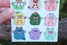 Cargar imagen en el visor de la galería, Hoja de pegatinas Chibitrolls