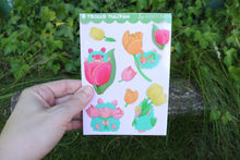 Cargar imagen en el visor de la galería, Hoja de pegatinas Trolls tulipán