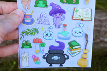 Load image into Gallery viewer, Hoja de pegatinas Witchy
