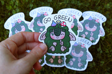 Cargar imagen en el visor de la galería, Pegatina "Go green"
