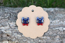 Cargar imagen en el visor de la galería, Pendientes Gato negro Jiji