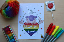 Cargar imagen en el visor de la galería, Lámina Love is love
