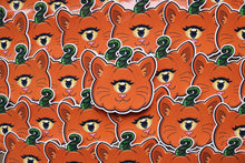 Cargar imagen en el visor de la galería, Pegatina de cycat con forma de calabaza