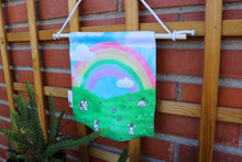 Cargar imagen en el visor de la galería, Pin banner / Expositor de pines de conejorias en un prado