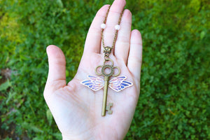 "Winged Keys" Pendants