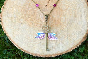 "Winged Keys" Pendants