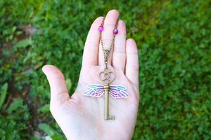 "Winged Keys" Pendants