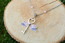 Load image into Gallery viewer, &quot;Winged Keys&quot; Pendants
