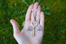 Load image into Gallery viewer, &quot;Winged Keys&quot; Pendants
