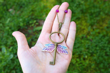 Load image into Gallery viewer, &quot;Winged Keys&quot; Pendants
