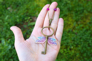 "Winged Keys" Pendants