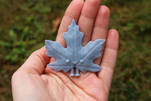 Load image into Gallery viewer, Maple leaf in grey resin
