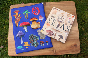 Funda de libro de setas