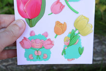 Cargar imagen en el visor de la galería, Hoja de pegatinas Trolls tulipán
