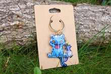 Load image into Gallery viewer, Llavero Derpy y Sussie de las guerreras K-pop péndulo
