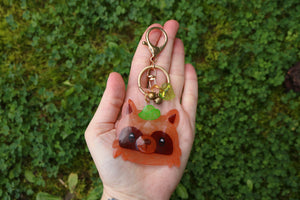 Tanuki keychain