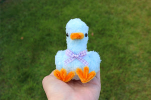 Pato azul articulado