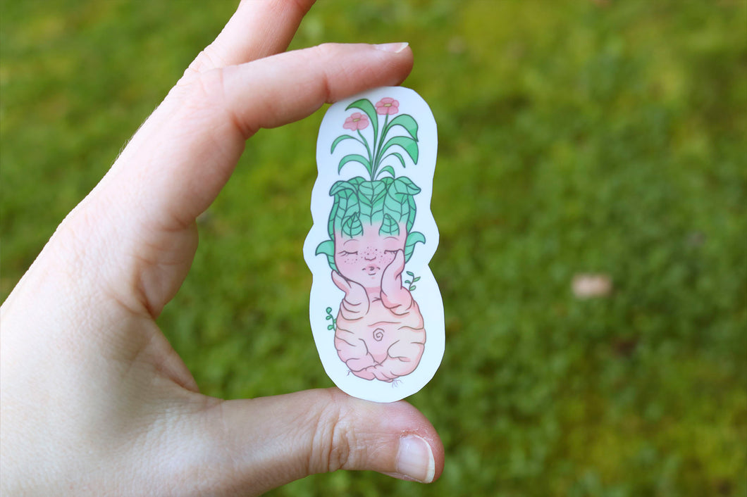 Sleeping Mandrake Sticker