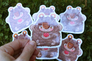 Chocolate troll sticker