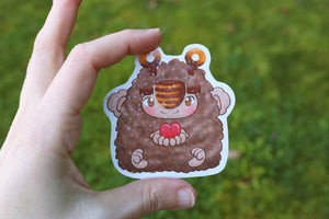 Chocolate troll sticker