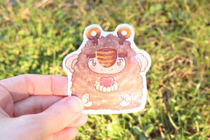 Chocolate troll sticker