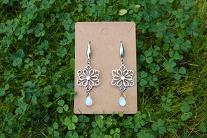 Snowflake earrings