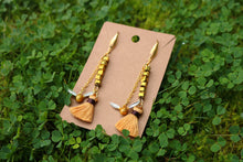 Load image into Gallery viewer, Quidditch broom earrings
