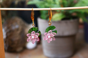 Lotus earrings