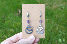 Cargar imagen en el visor de la galería, Pendientes murciélagos
