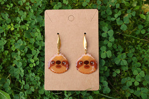 Sloth earrings