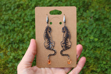 Load image into Gallery viewer, Tiger earrings
