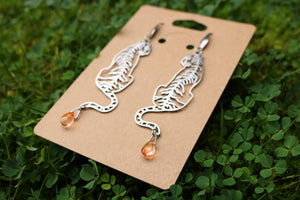 Tiger earrings