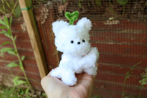 Perrito blanco articulado