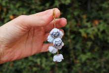 Load image into Gallery viewer, “Blue Roses” Earrings
