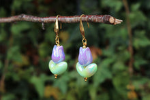 Load image into Gallery viewer, “Violet Tulip” Earrings
