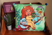 Load image into Gallery viewer, Ngumbi and the trolls cushion
