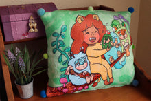 Load image into Gallery viewer, Ngumbi and the trolls cushion
