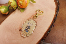 Load image into Gallery viewer, Kunye and Petra keychain (with glitter)
