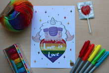 Cargar imagen en el visor de la galería, Lámina Love is love
