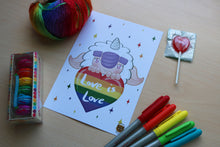 Load image into Gallery viewer, Love is love print
