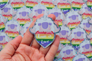 "Love is love" sticker