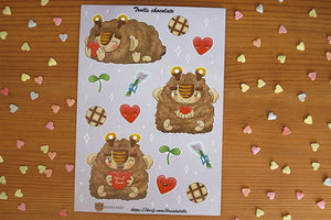 Chocotrolls sticker sheet