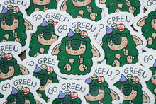 Load image into Gallery viewer, &quot;Go green&quot; sticker
