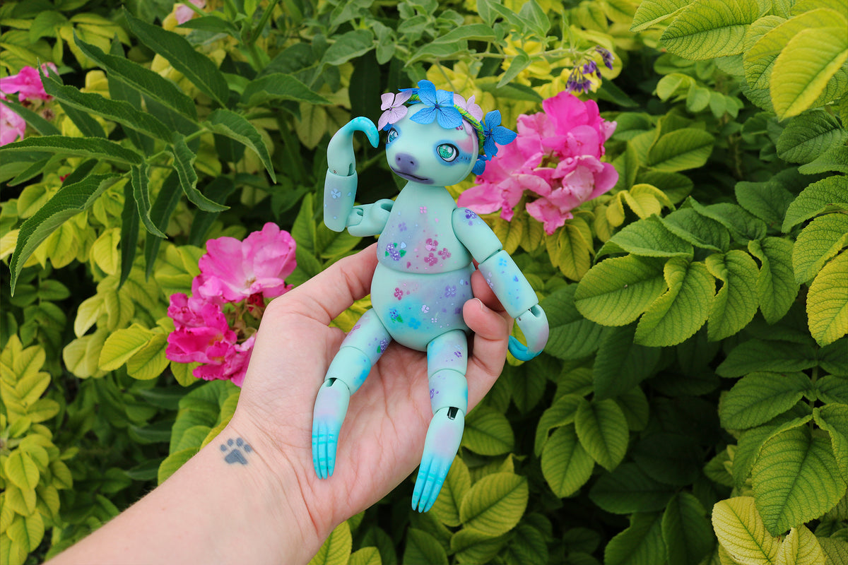 Sloth BJD hydrangea – Basati Dolls