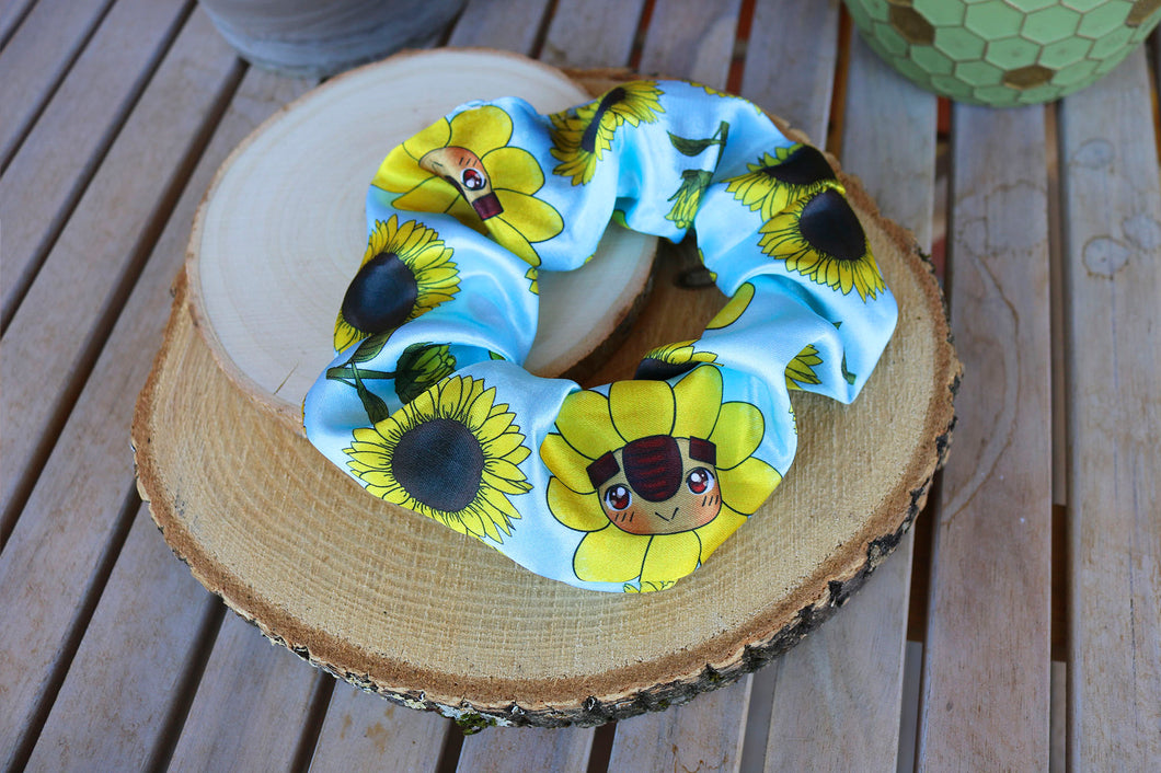 Sunflower troll scrunchie